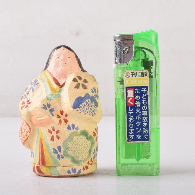 茶道具 竹斎造 色絵 乙御前香合 共布共箱 V 7476 - メルカリ