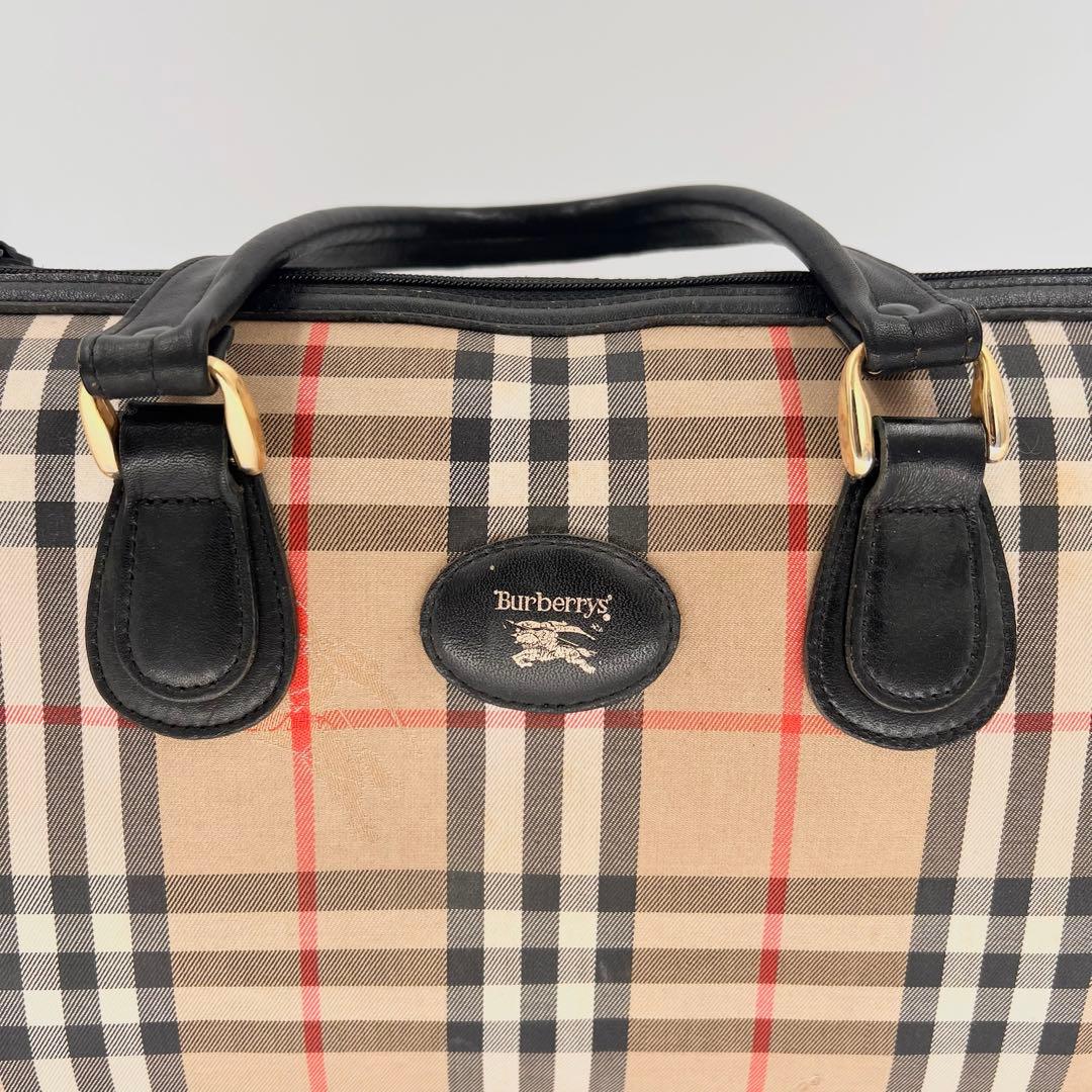 バーバリー ノバチェック ミニボストン バッグ 質屋鑑定済み - メルカリ
