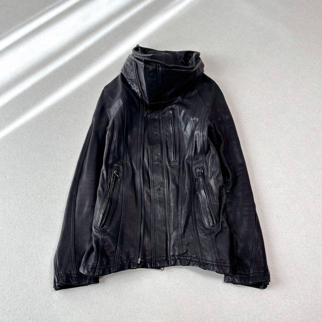 00s Y2K CIVARIZE leather jacket 変形 本革