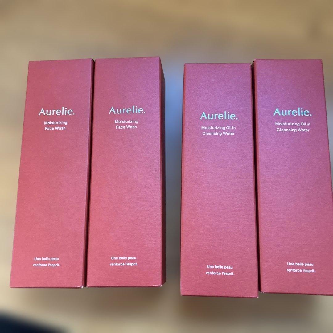 Aurelie. 保湿フェイスウォッシュ2本 & オイルクレンジング2本　セット
