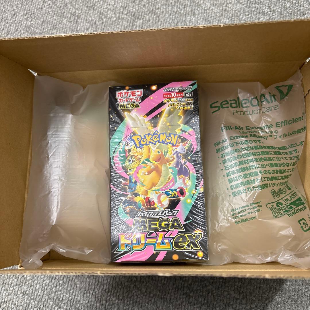 ポケモンカードゲーム MEGAドリームex シュリンク付き 1box