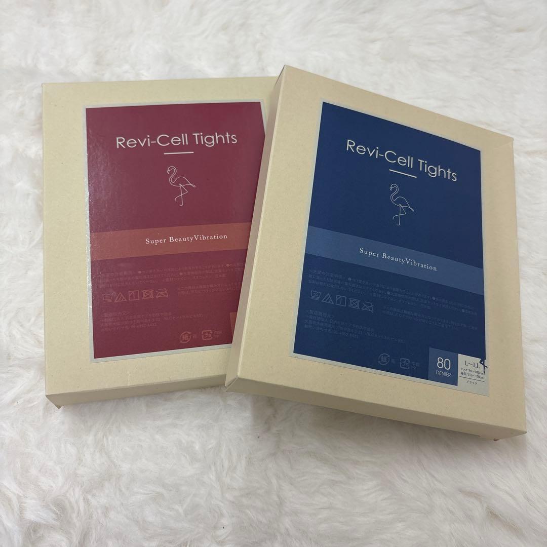 Revi-Cell タイツ 80デニール L-LL 満足： 毛玉になりにくい 無地 タイツ 80デニール しっとりダブル保湿