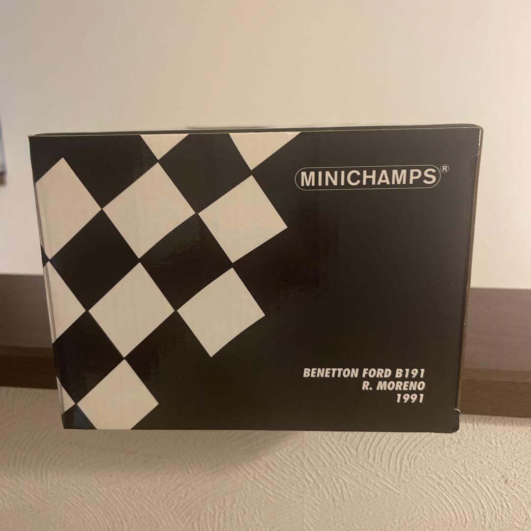 未使用 美品 ミニチャンプス1/18 ベネトン1991 R.モレノ N.ピケ - メルカリ