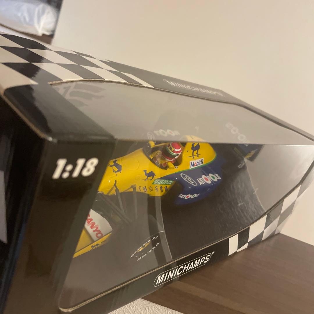 未使用 美品 ミニチャンプス1/18 ベネトン1991 R.モレノ N.ピケ - メルカリ