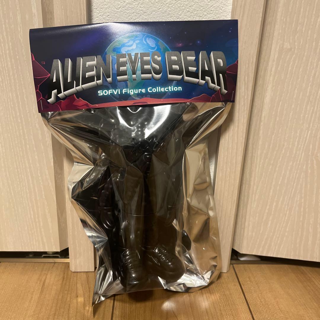 ソフビ Alien Eye Bear（AEB） SOFVI フィギュア レア 黒 AEB （エイブ）ソフビについて｜カオ