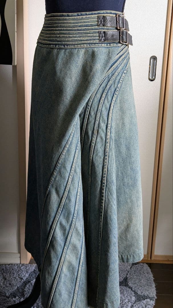 ジュンヤワタナベ　デニムロングスカート　アシメ　レア♪