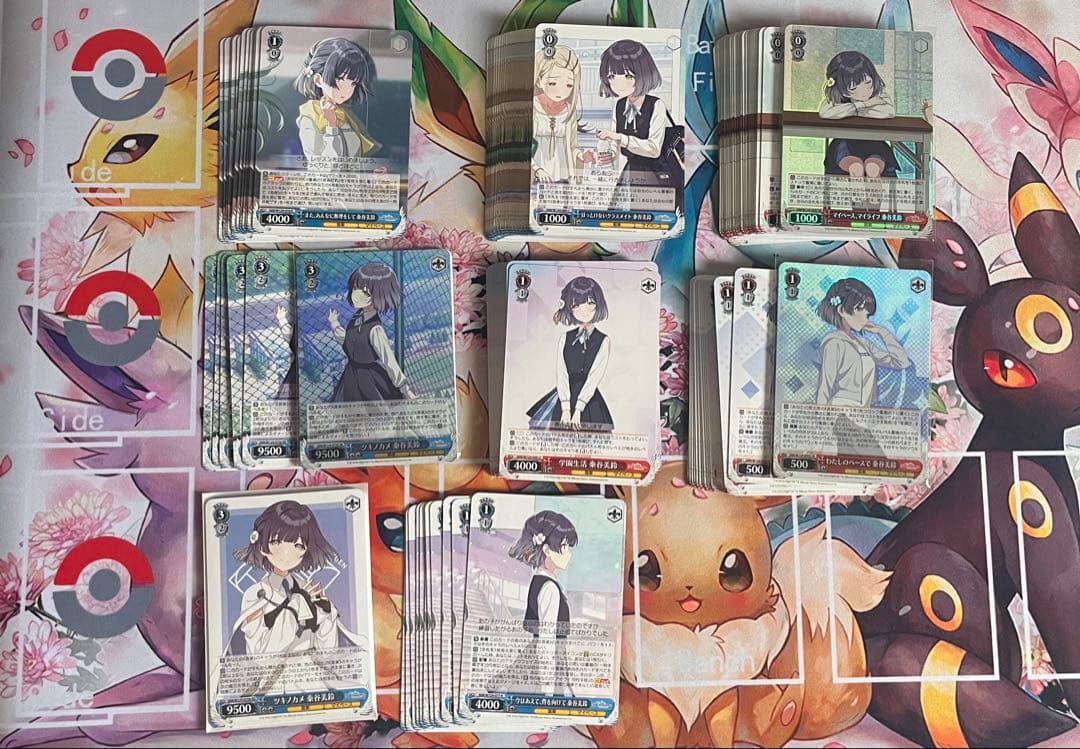 ヴァイスシュヴァルツ　学園アイドルマスター　泰谷美玲　デッキパーツ　まとめ売り トライアルデッキ＆ブースターパック 学園アイドルマスター