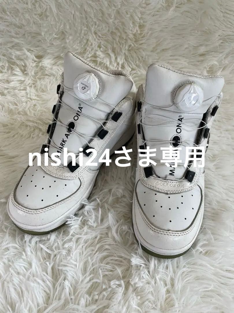 マークアンドロナ ゴルフ 23cm スパイクレス ハイカット ユニセックス