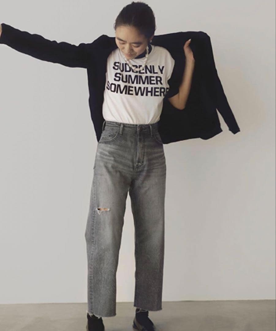 金子綾×YANUK ボーイズ クロップドデニム 21インチ - メルカリ