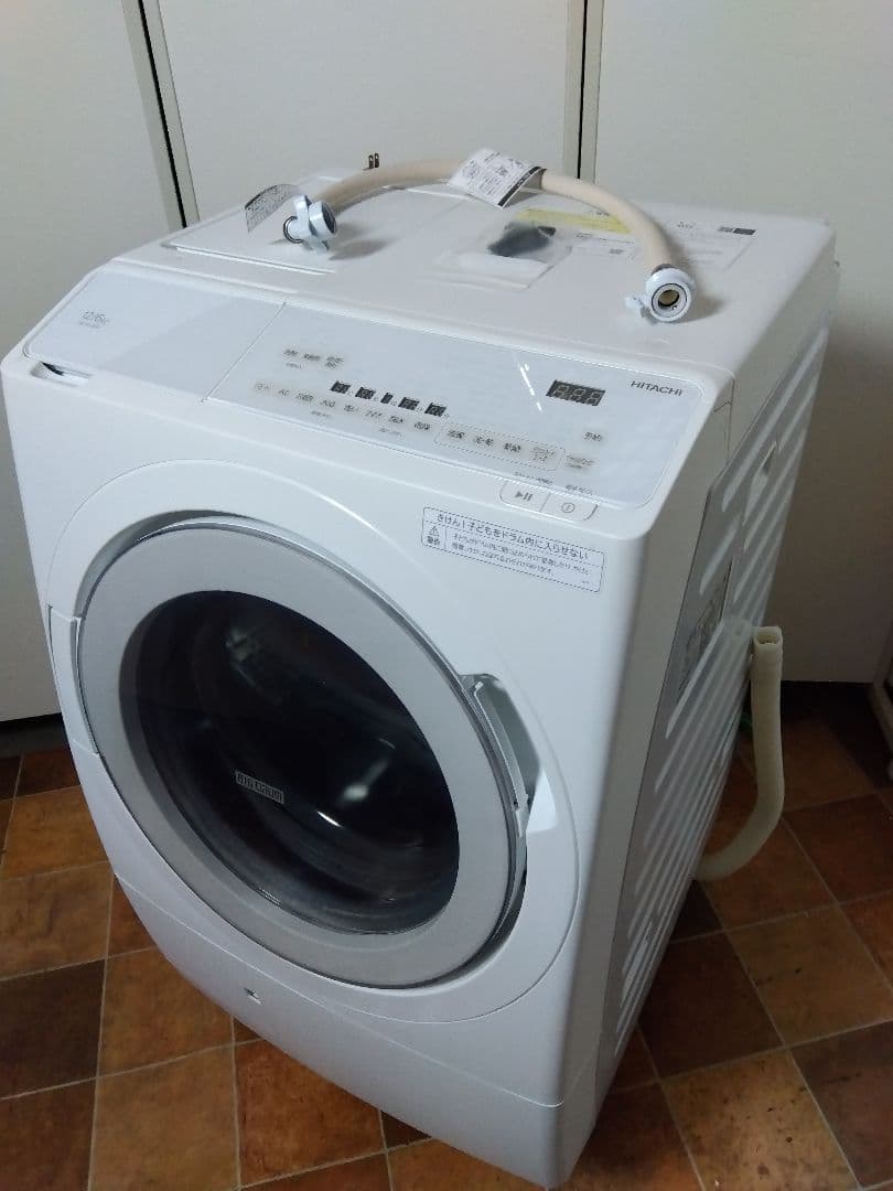 日立 ドラム式洗濯乾燥機 BD-SX120HL ビッグドラム 左開き 23年製 高年式!2022年製! 日立 BD-SX120HL ビックドラム ドラム洗濯乾燥機 左