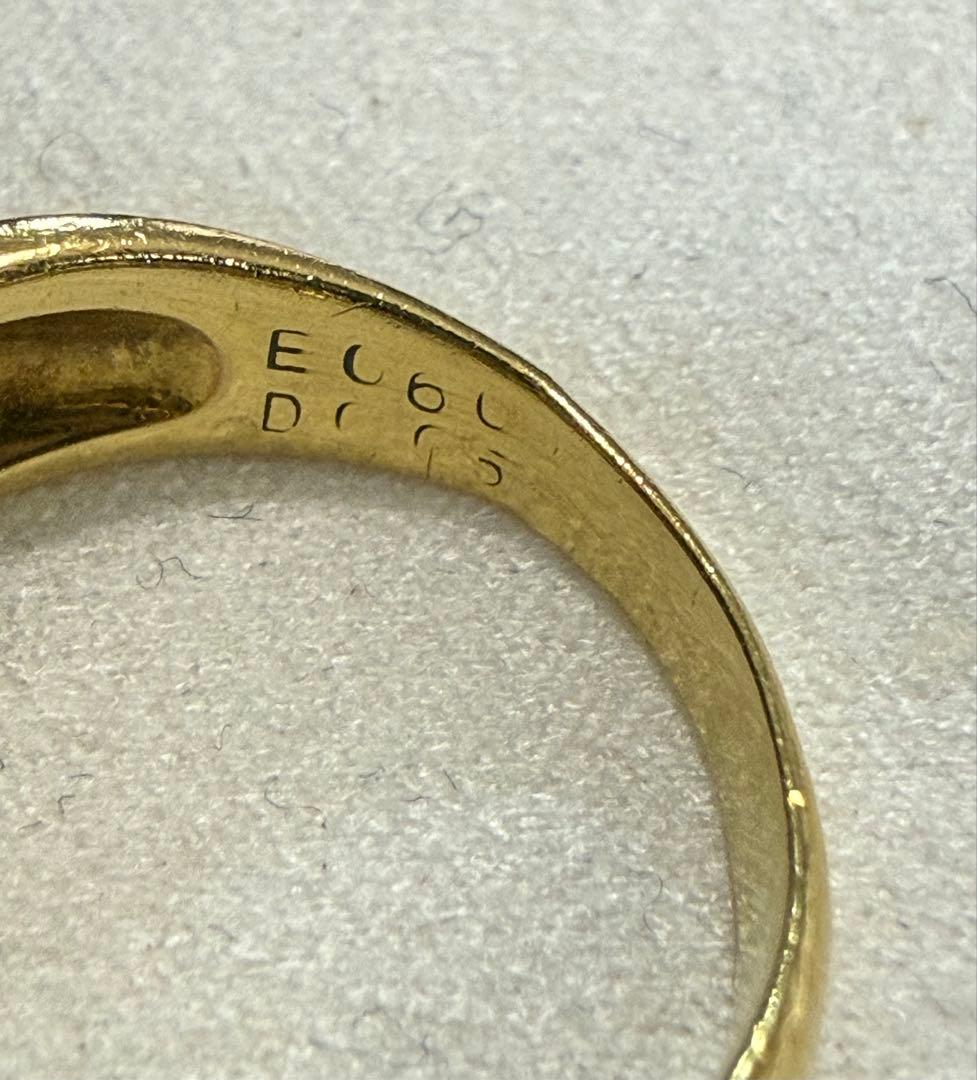 ★スクエアカットエメラルド(0.6ct)＆ダイヤ(0.05ct)　K18リング★