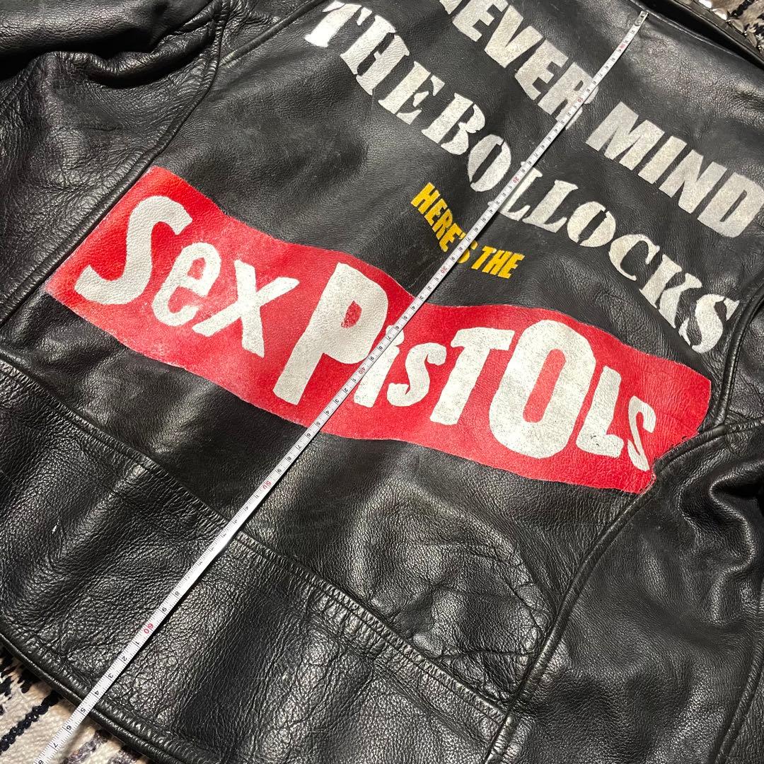 一点もの!!】Sex Pistols ハンドペイント スタッズ 鋲ジャン - メルカリ