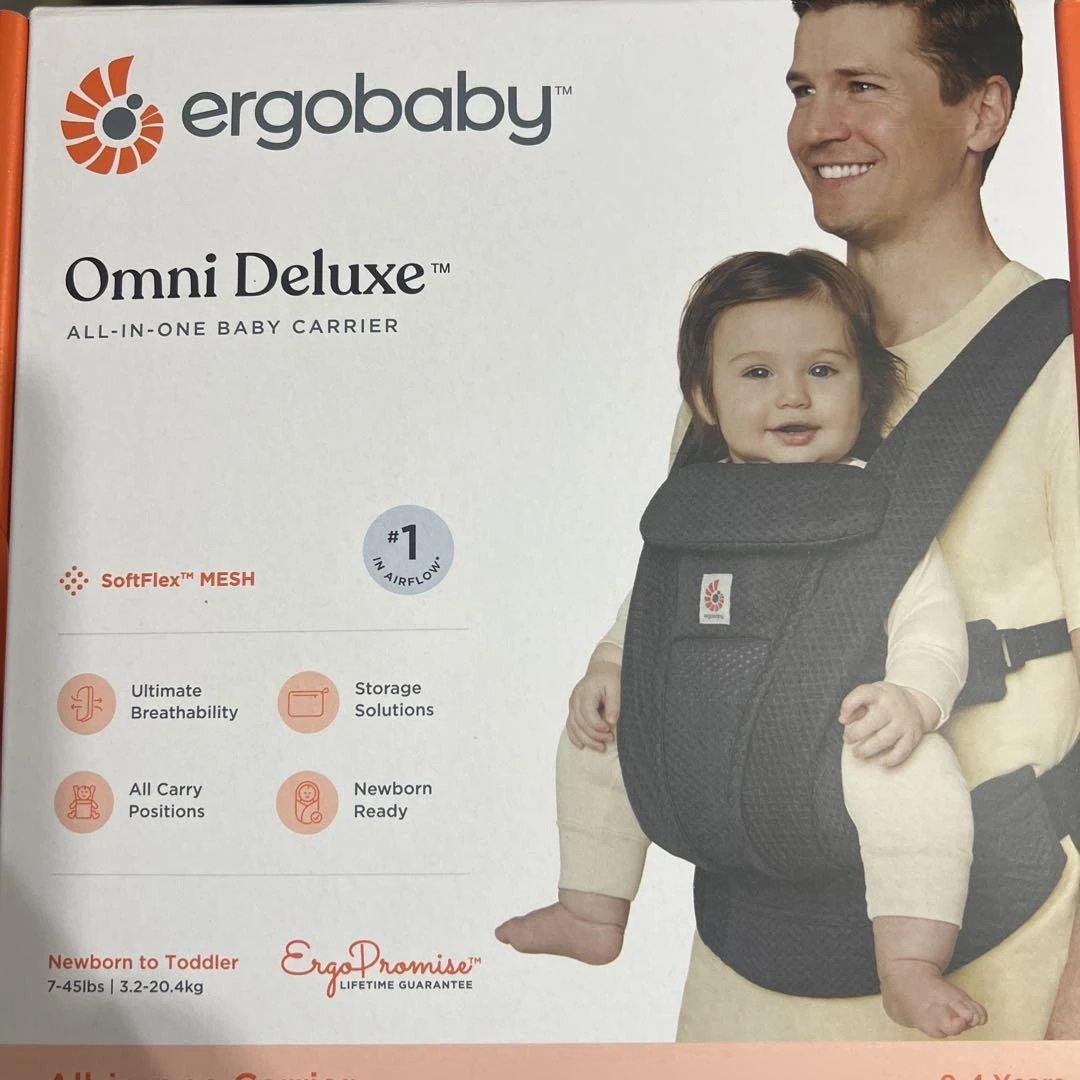 【正規品】エルゴ ベビー Omni Deluxe 抱っこ紐 グラファイトグレー
