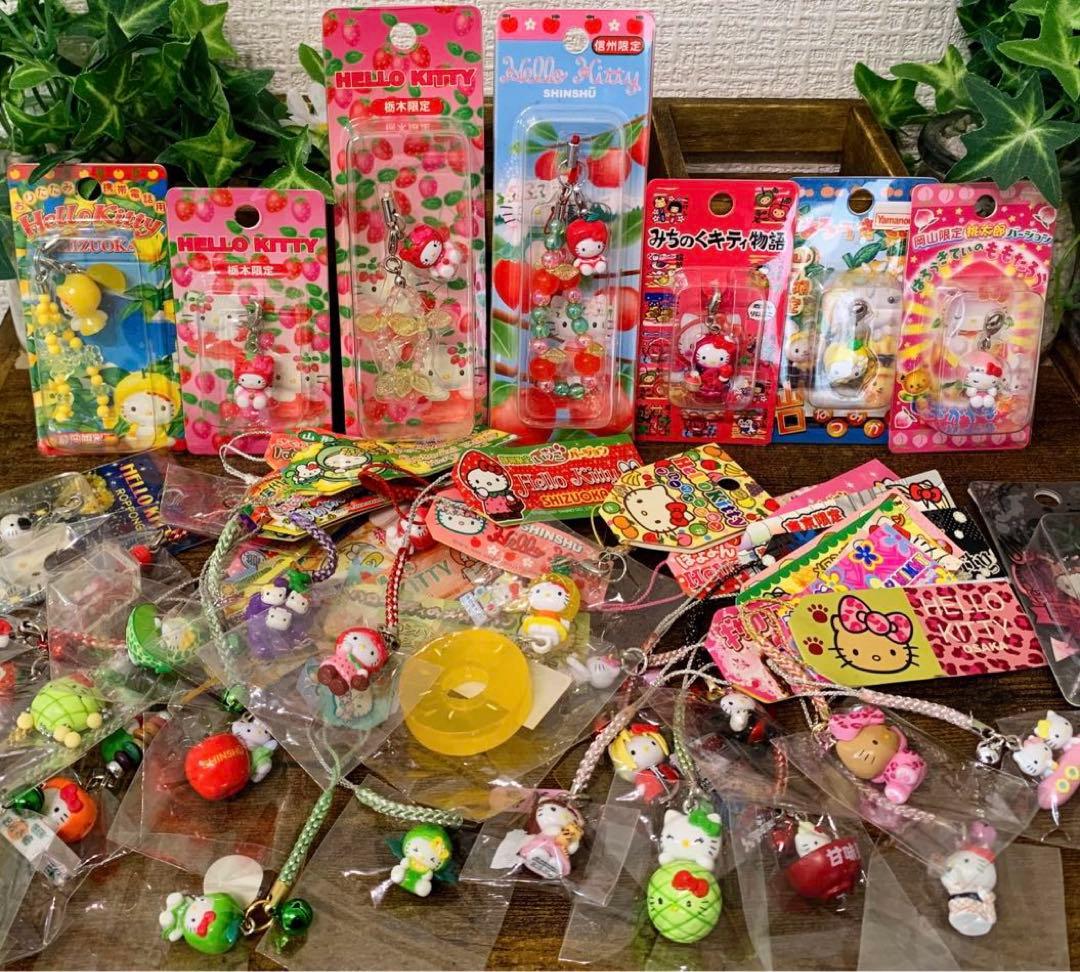 み*き様 ★希少★レア多数　ご当地キティ　フルーツ　根付　ストラップ　非売品　ま