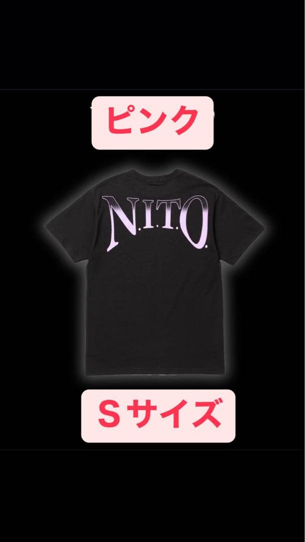 新品未使用 N.I.T.O.ブラックTシャツ KEIJUツアーtシャツ ピンク