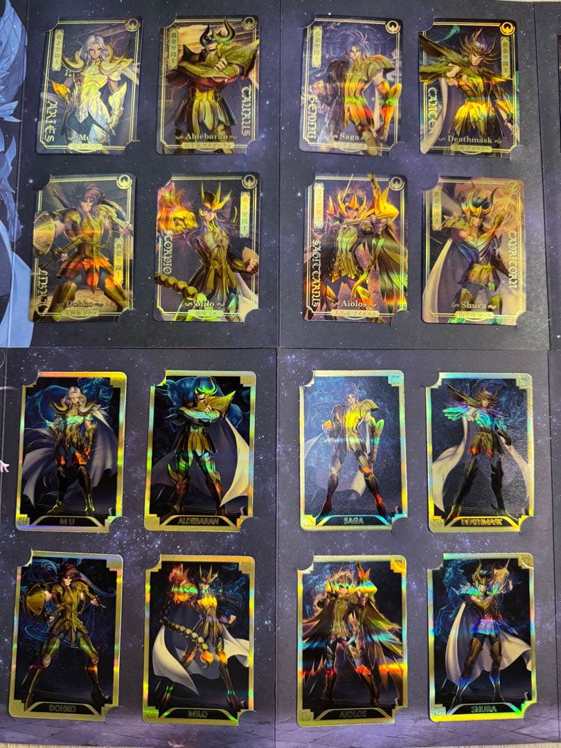 聖闘士30周年聖衣神話黄金聖闘士記念カード全2冊26枚ヒドゥン2枚入