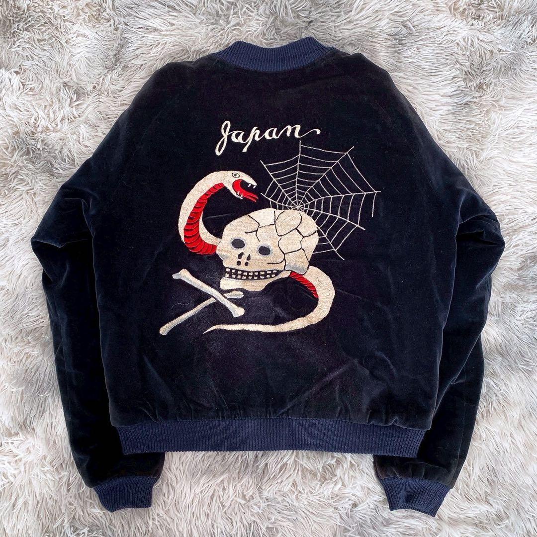 【名作】テーラー東洋 スカジャン M品番 別珍　蛇髑髏