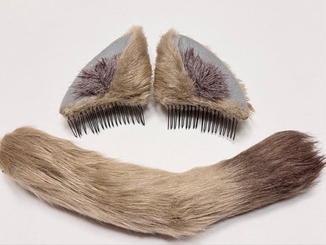 ラギー・ブッチ 耳 尻尾 獣耳 コスプレ ツイステ ケモ耳 即納品 ⑲
