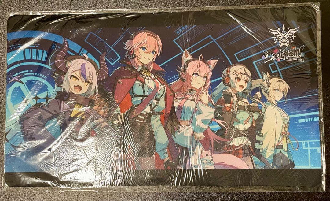 holoX 活動2周年記念　ホロライブ　ラバーマット　ホロックス ホロライブ ホロックス holox 2周年 ラバーマット プレイマット - メルカリ