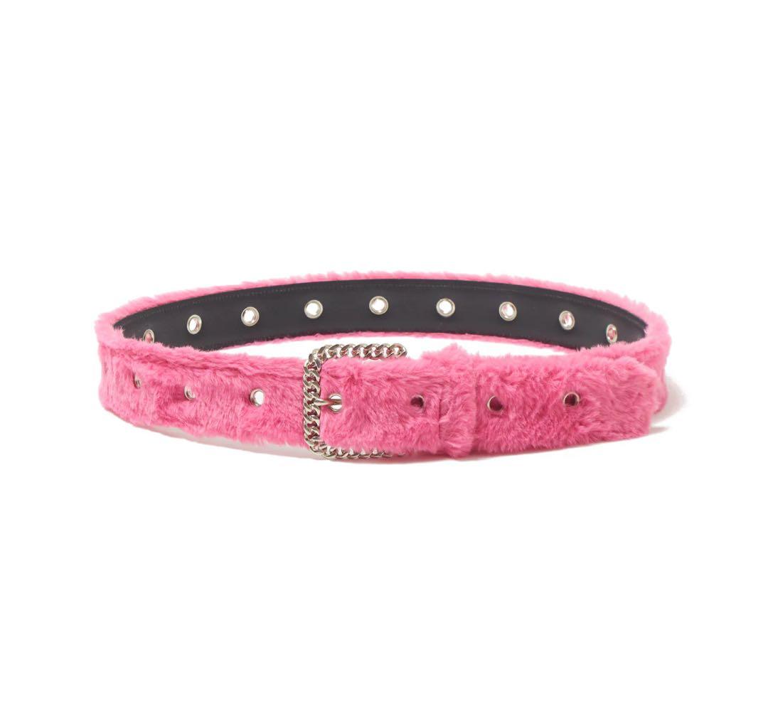 AFB afb ピンクファーベルト Mサイズ