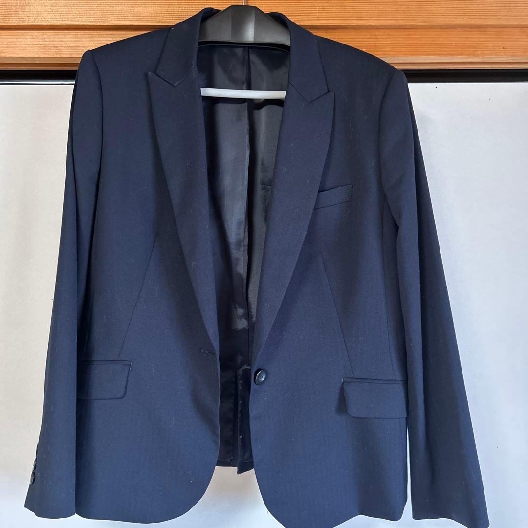 LES MUES ネイビー ビジネススーツ上下 - メルカリ