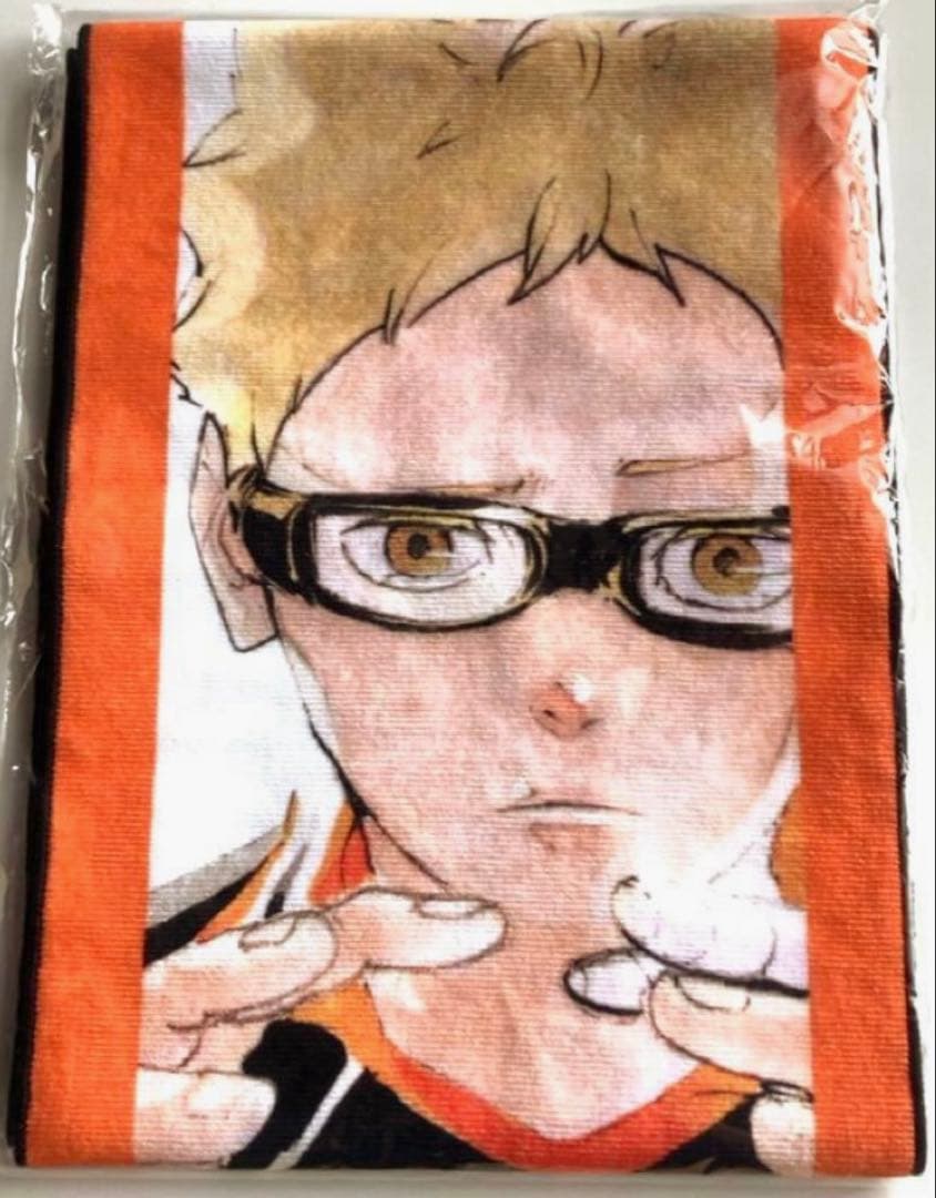 ハイキュー　フルカラーマフラータオル　バースデー　月島蛍