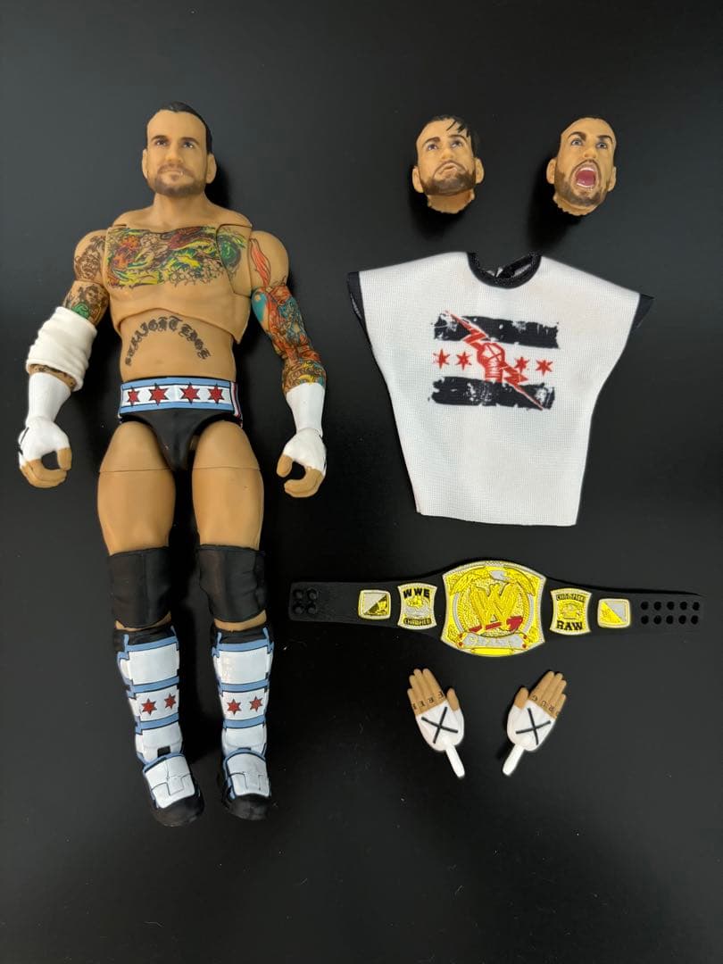 WWE Elite Ultimate CM Punk パンク 新品開封のみ