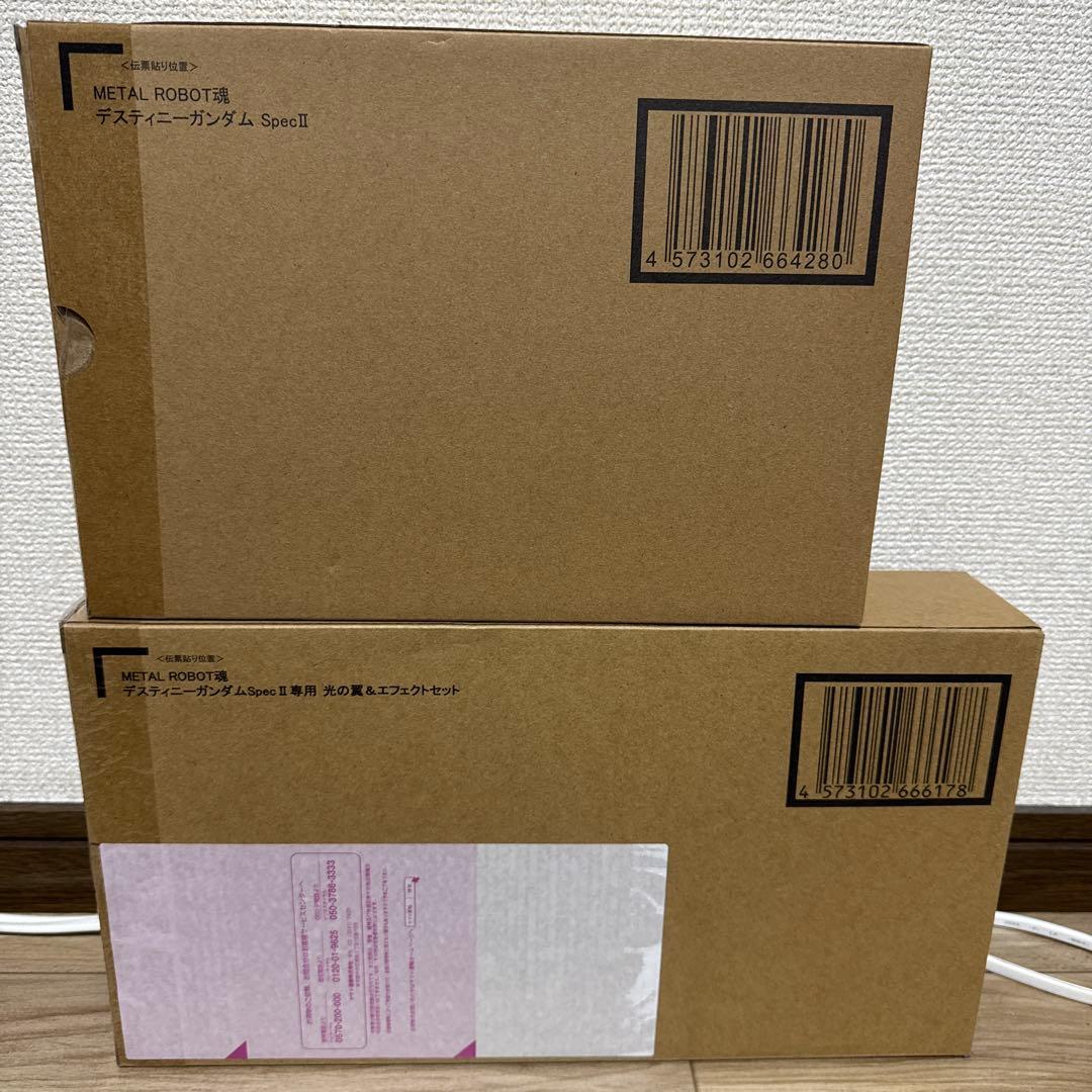 LROBOT魂　デスティニーガンダムSpec2 光の翼&エフェクトセット Amazon.co.jp: 輸送箱未開封 METAL ROBOT魂 ＜SIDE MS＞ デスティニー