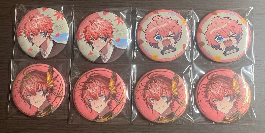 赤城ウェン 缶バッジ にじぬい チェキ風カード 妖怪万化 まとめ売り