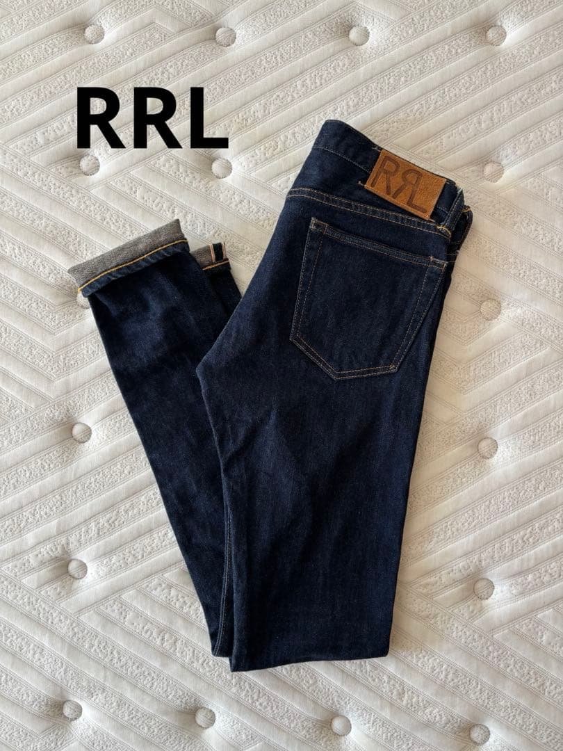 美品！RRL ストレッチスキニーフィット デニムパンツ w25 ラルフローレン