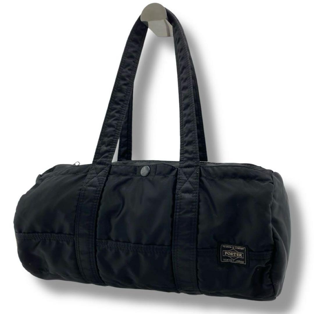 良品 PORTER ポーター ドラム型 筒 タンカー トートバッグ レディース