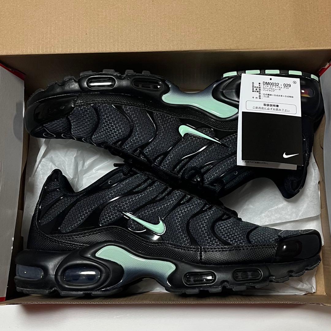 NIKE AIR MAX PLUS BLACK/MINT 28センチ