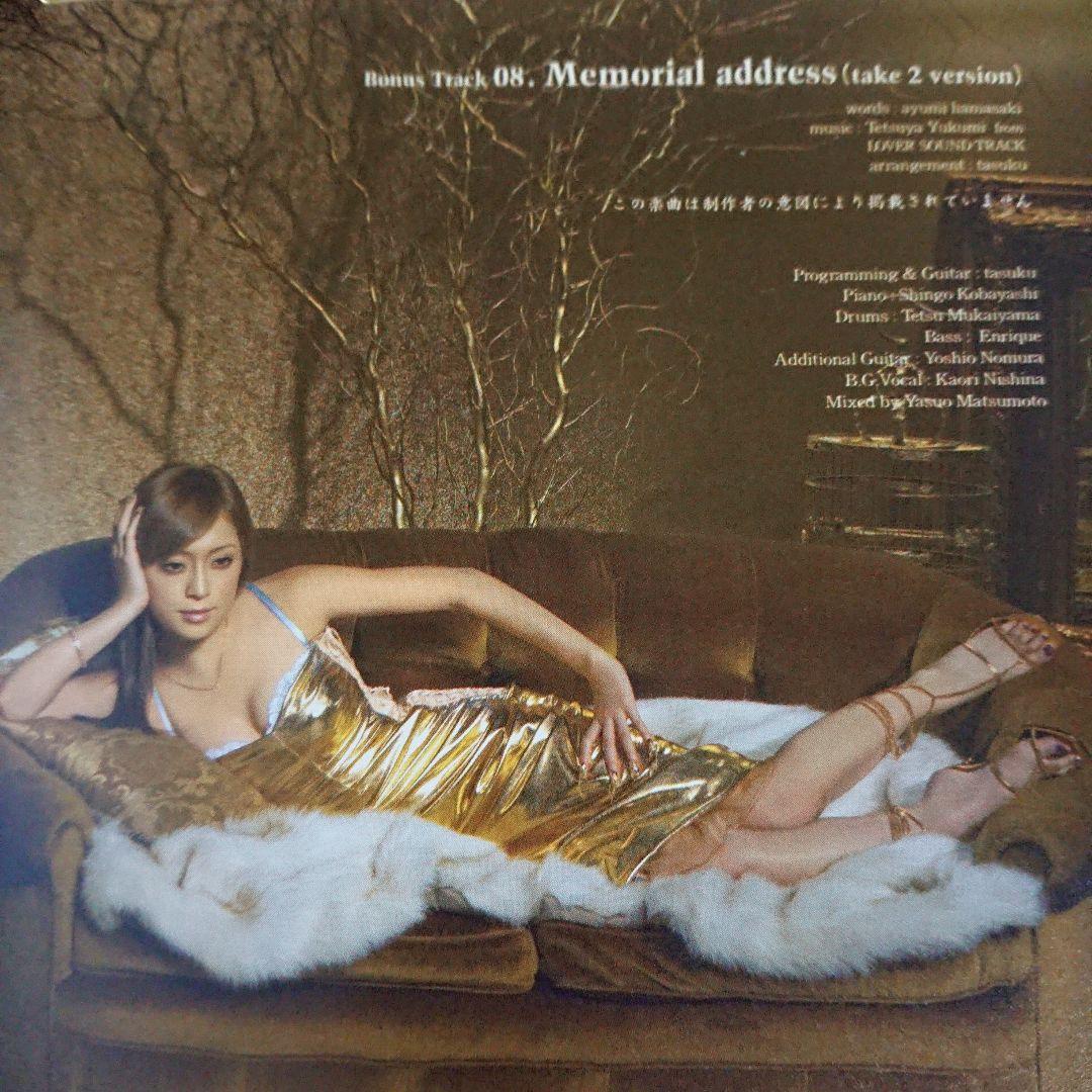 浜崎あゆみ ayumi hamasaki/Memorial address - メルカリ