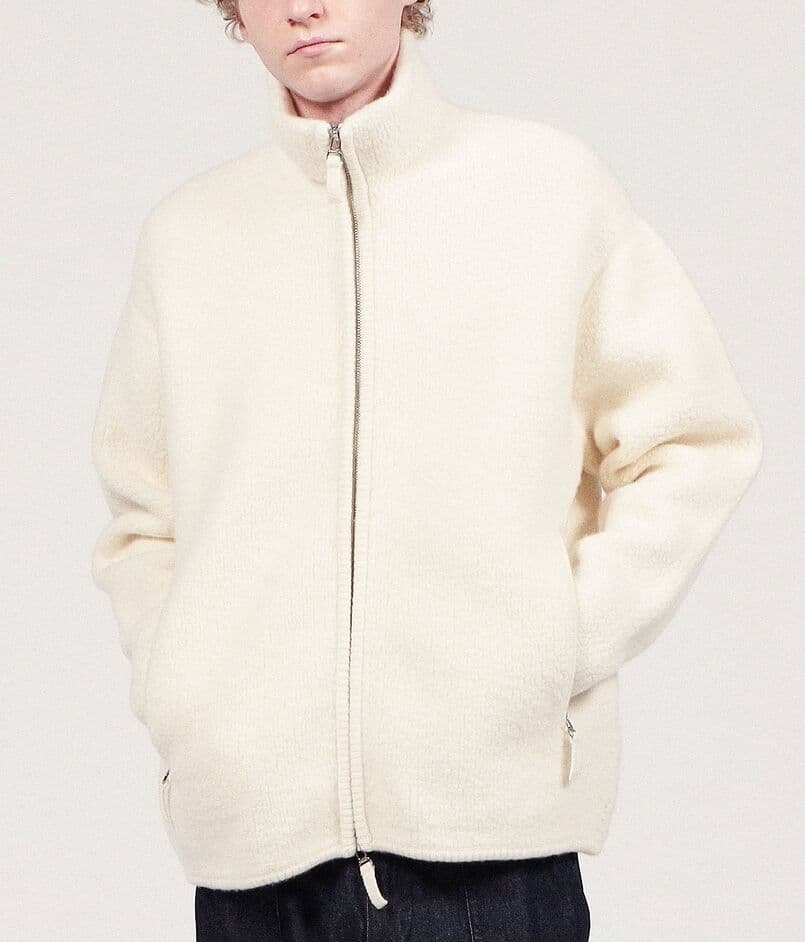 2024AW●美品●トゥモローランド ウールパイルニットブルゾン M