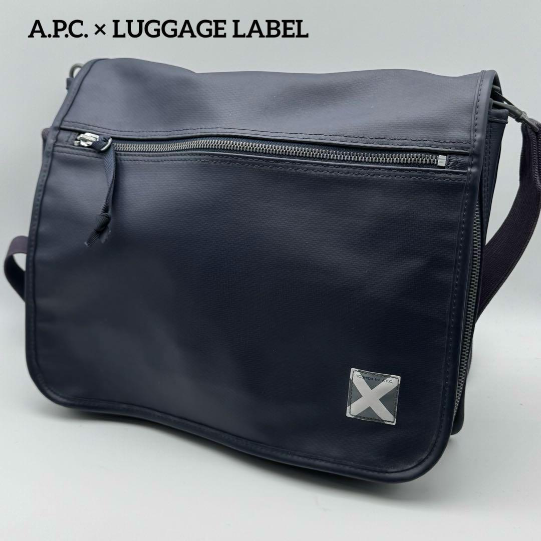 美品 APC × ラゲッジレーベル ショルダー New Liner バッグ