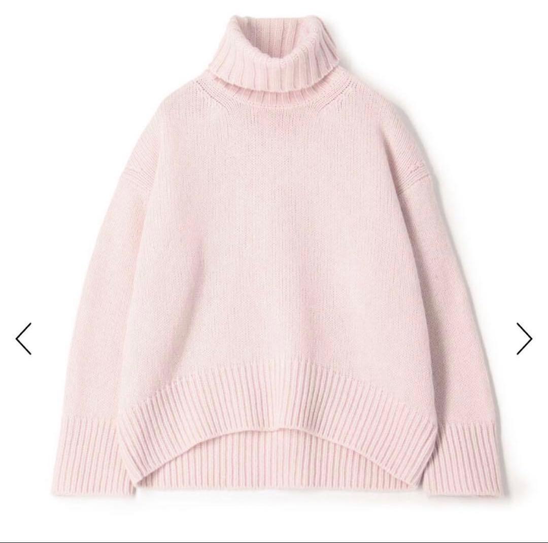 GALERIE VIEギャルリーヴィー　ファインウールタートルプルオーバーピンク ファインウール タートルネックプルオーバー | GALERIE VIE (Women