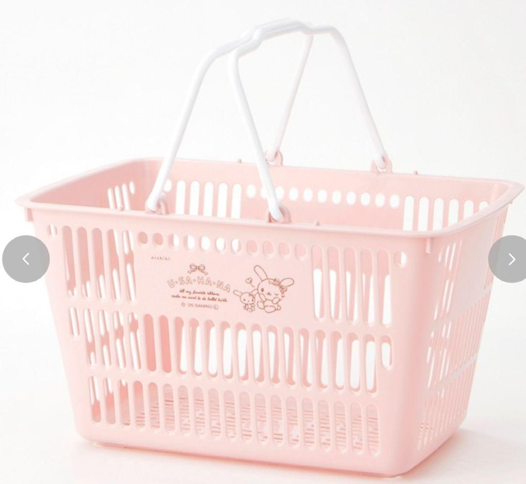 新品未使用】ショッピングカゴ 買い物カゴ サンリオ マイバスケット