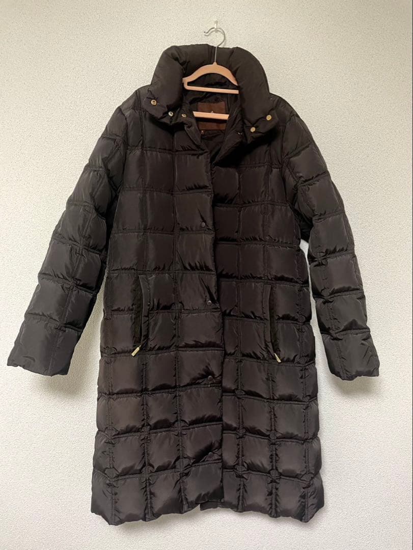 美品 モンクレール ダウンコート ロングダウンジャケット レディース M