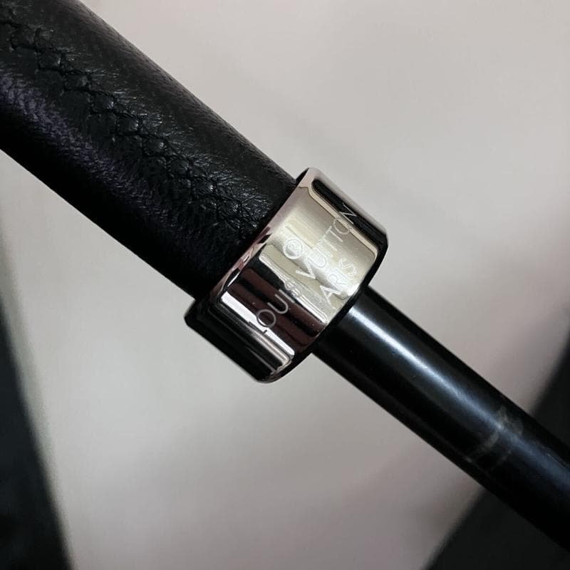 希少○ルイヴィトン 3158 エクリプス 黒 総柄 傘