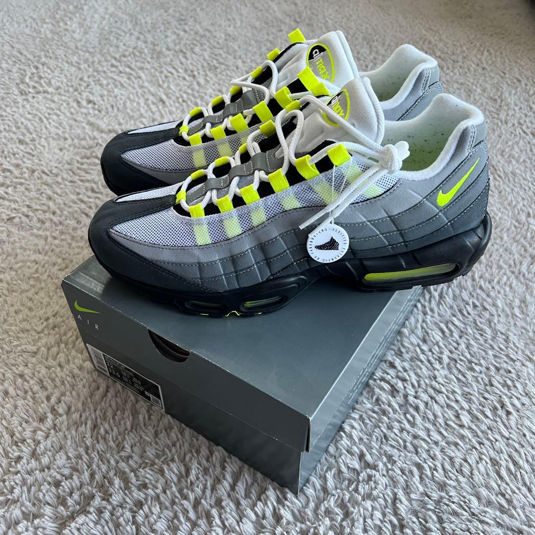美品 NIKE AIRMAX95 OG 2020 復刻イエローグラデーション - メルカリ