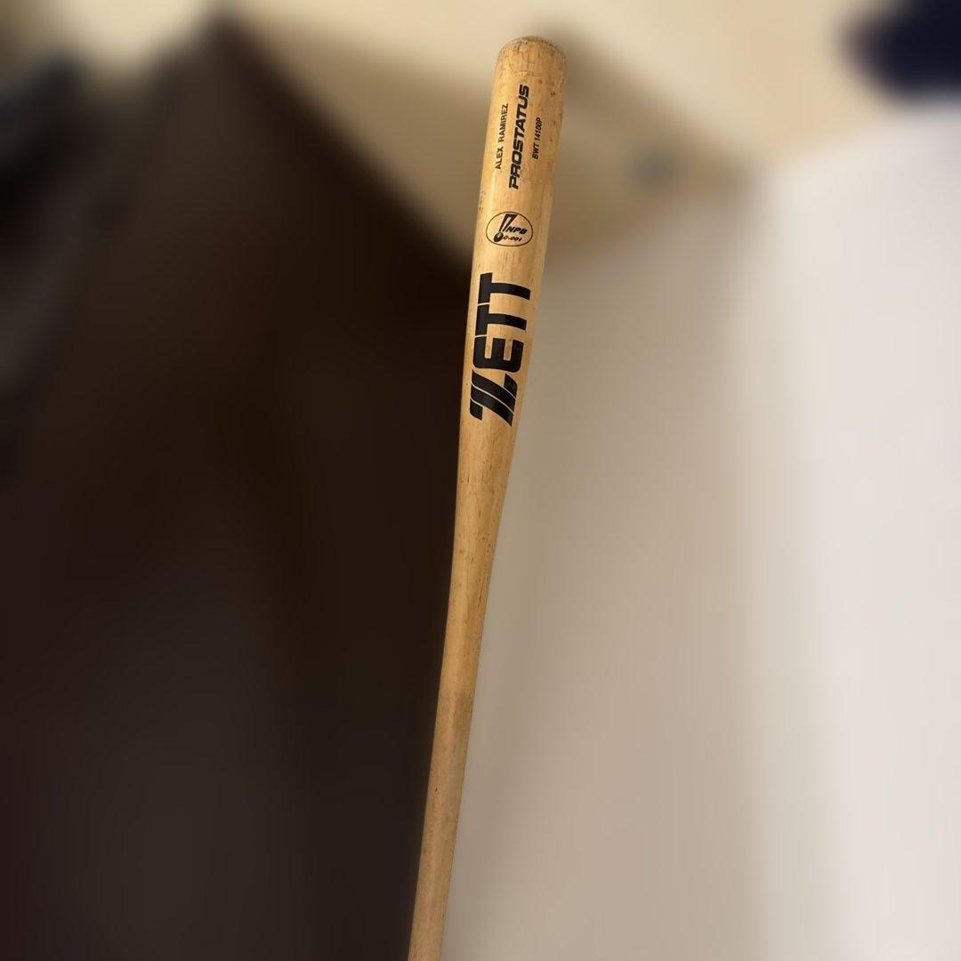 木製硬式バットメイプルZETT ヤクルト時代アレックス　ラミレス実用バット
