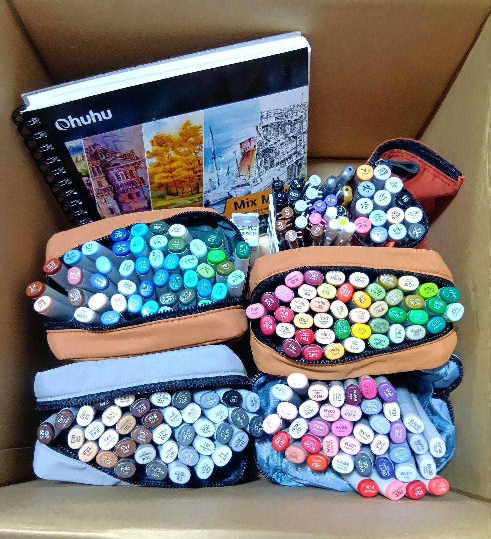 コピックスケッチ170本 マルチライナー15本 その他 まとめ売り