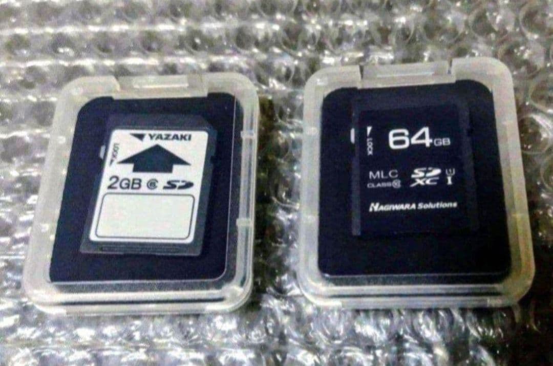 矢崎　デジタコ専用SDカード 2GB・64GBセット 新品未使用品