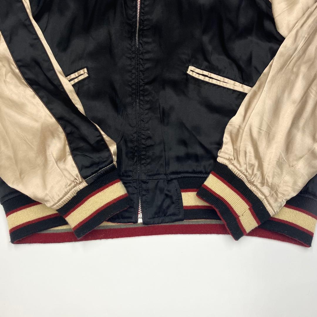 レア】ヒューストン アラスカ スカジャン サテン L スーベニア