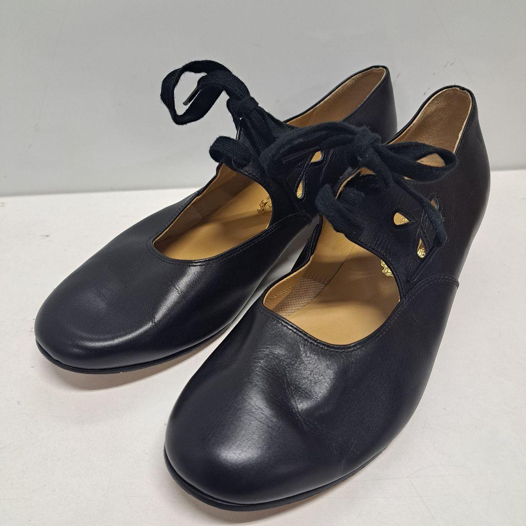 未使用 yoshinoya オルガンシューズ 25cm ブラック ¥37400 メンズのオルガンシューズ - 履きよさは、美しさ。銀座ヨシノヤ