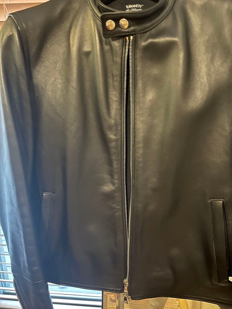 EMMETTI H千場義雅プロデュースレザーシングルライダース - メルカリ