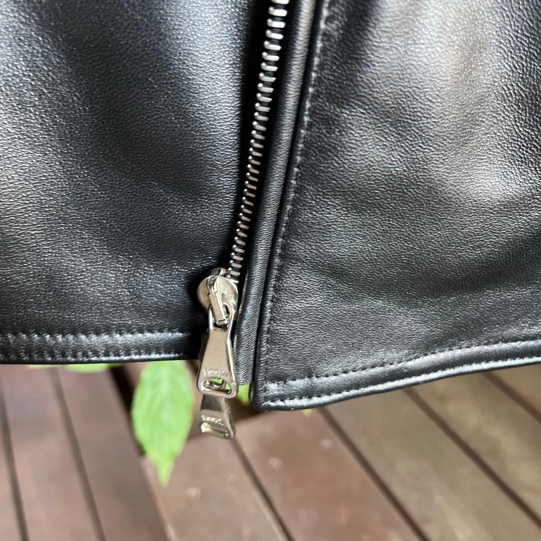 EMMETTI H千場義雅プロデュースレザーシングルライダース - メルカリ