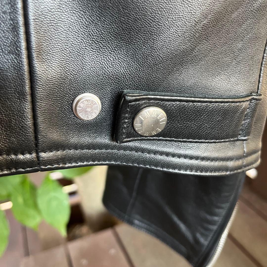 EMMETTI H千場義雅プロデュースレザーシングルライダース - メルカリ