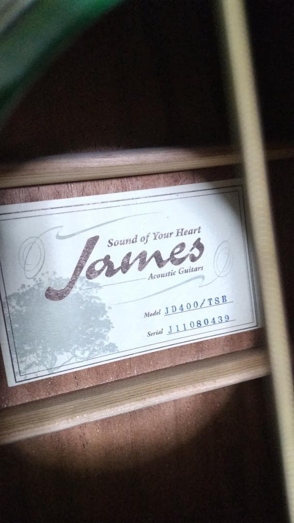 ❤️弦高調整済！「James ジェームス JD-400」ヽ(´▽｀)/いい〜 - メルカリ