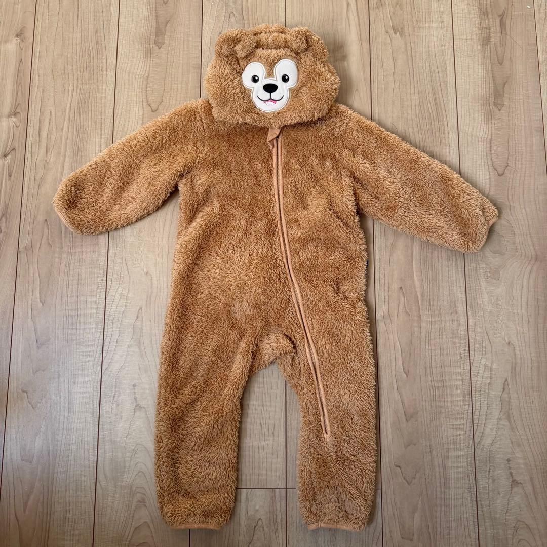 ディズニー公式 ダッフィー 着ぐるみ カバーオール 90cm ※箱なし